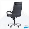 Bürodrehstuhl Leder schwarz