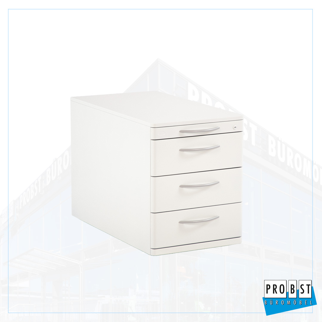 Rollcontainer Werndl weiss 80cm