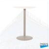 Bistrotisch silber weiss