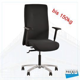 Bürostuhl schwarz bis 150kg