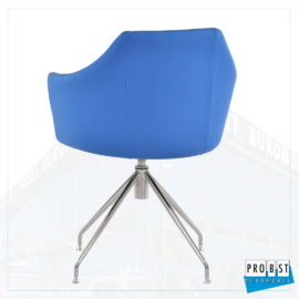 Besucherstuhl 6560 mit 4-Bein Design-Aluminiumgestell