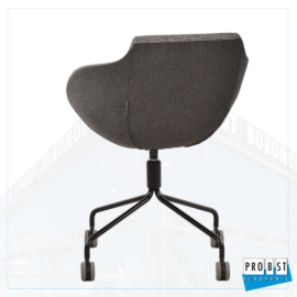 Besucherstuhl 6033 mit 4-Bein Design-Stahlgestell