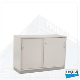 Schiebetürenschrank Kinnarps lichtgrau