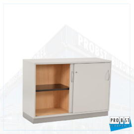 Schiebetürenschrank Kinnarps lichtgrau