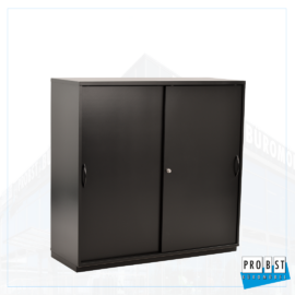 3OH Schiebetürenschrank schwarz