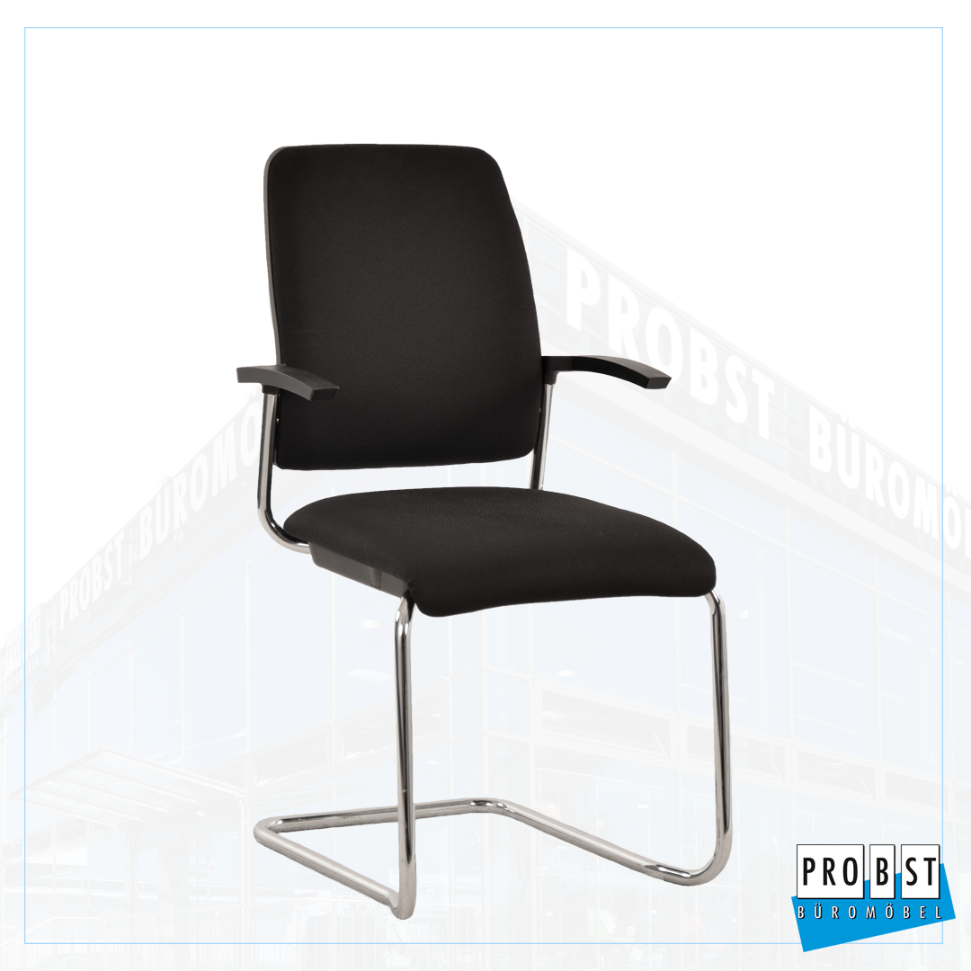 Freischwinger Interstuhl schwarz