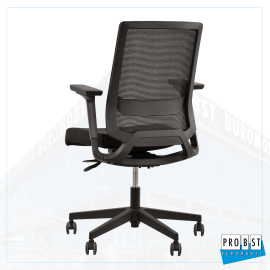 Bürostuhl Netzrücken schwarz