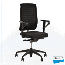 Stoffdrehstuhl Girsberger schwarz