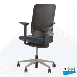 Stoffdrehstuhl Steelcase blau