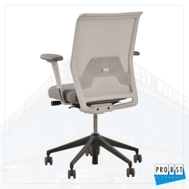 Stoffdrehstuhl Vitra ID Mesh grau