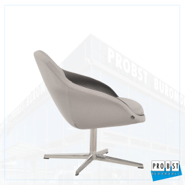 Loungesessel Materia Pax grau