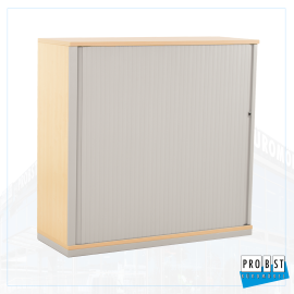 3OH Rolloschrank Steelcase ahorn/ silber