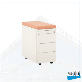 Rollcontainer KN weiss 60cm mit Polster