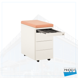 Rollcontainer KN weiss 60cm mit Polster