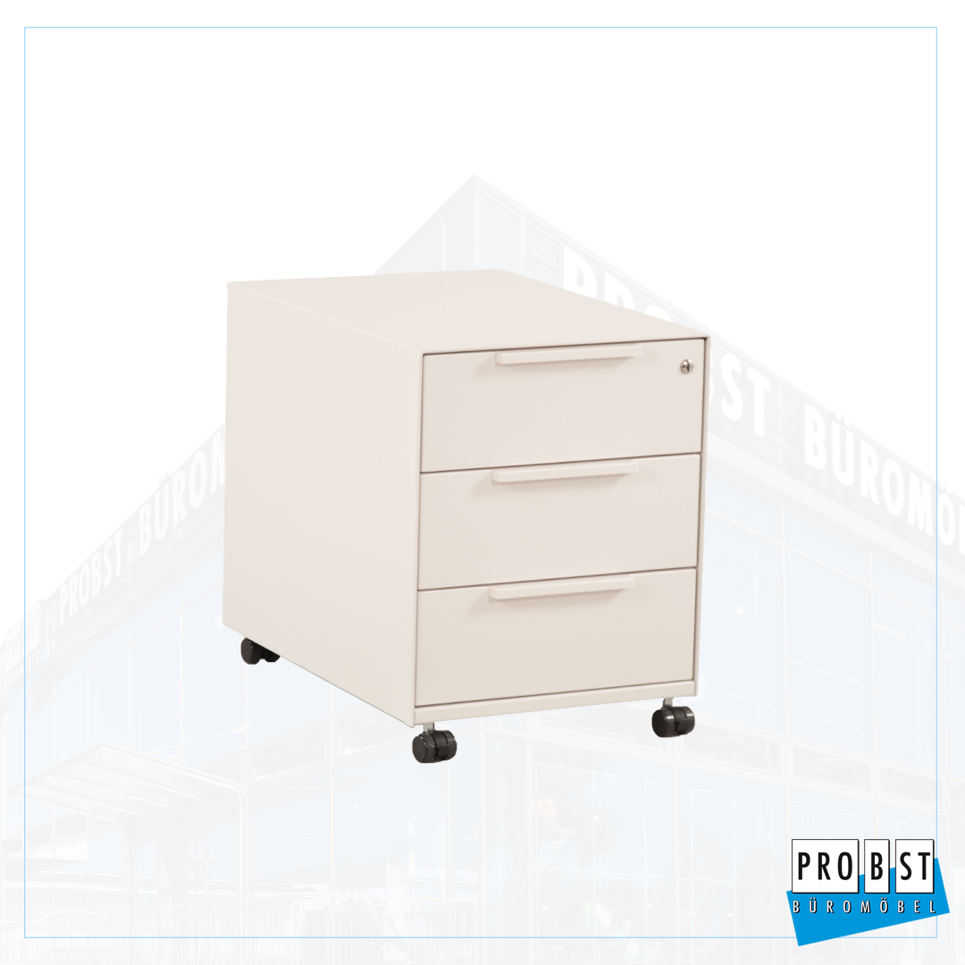 Rollcontainer Vitra weiss 60cm